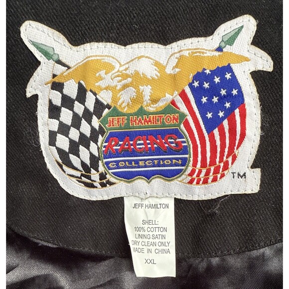Vintage Dale Earnhardt Jeff Hamilton Racing Jacket Mens 2XL Budwiser (Not CHASE) - Picture 9 of 11